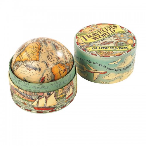 Travelers World Globe In Box MS021A
