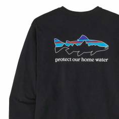 Home Water Trout Responsibili-Tee black