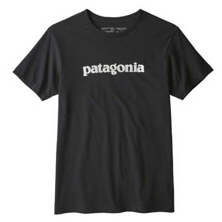 Camiseta Patagonia manga corta negra