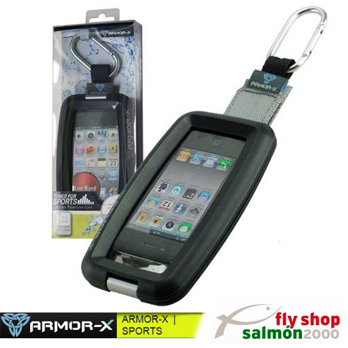 Carcasa iPhone impermeable ARMOR-X MX-110 con mosquetón para deportes outdoor 